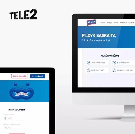 „Tele2“ savitarnos portalas